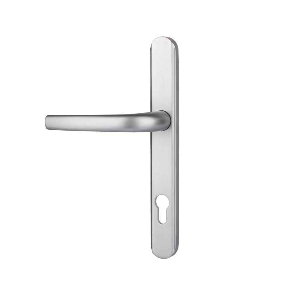 Alpine Door Handle (Long Back Plate) - Satin Chrome (Sold in Pairs)